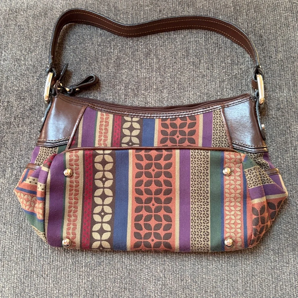 Fossil Multicolor Patterned Shoulder Bag - Picture 3 of 10